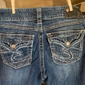 Silver jeans Suki flap capri